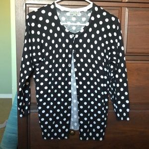 Polka dot sweater